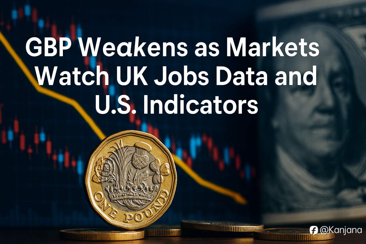 GBP Weakens as Markets Watch UK Jobs Data and U.S. Indicators