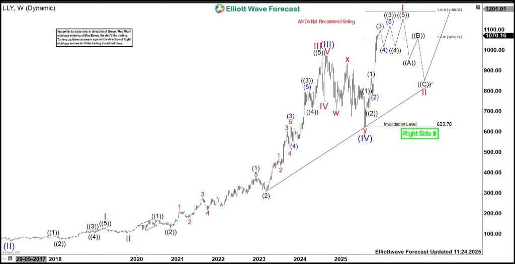Eli Lilly & Company (LLY) Favors Rally Targeting 1188