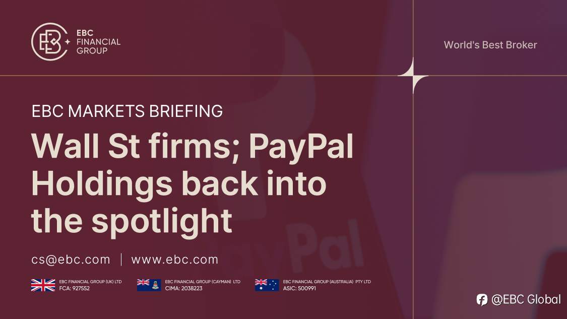 EBC Markets Briefing | Wall St firms; PayPal Holdings back into the spotlight