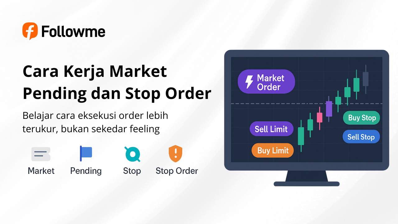 Wajib Tahu! Cara Kerja Market, Pending, dan Stop Order untuk Trader Forex