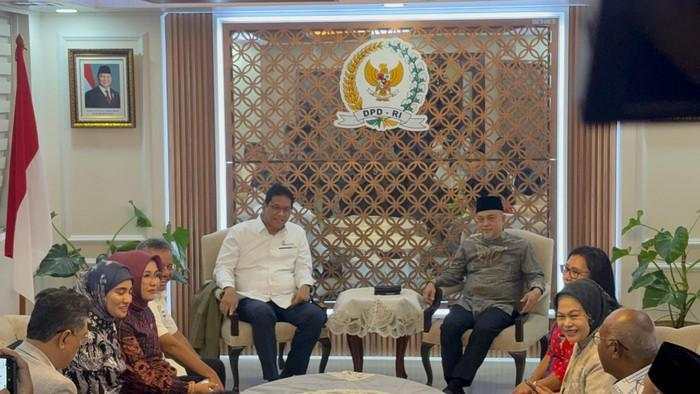 Purbaya Bertemu Wakil Ketua DPD, Bahas Apa?