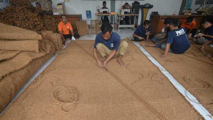 Warga Binaan Rutan Boyolali Ciptakan Kerajinan Sabut Kelapa Bernilai Ekspor