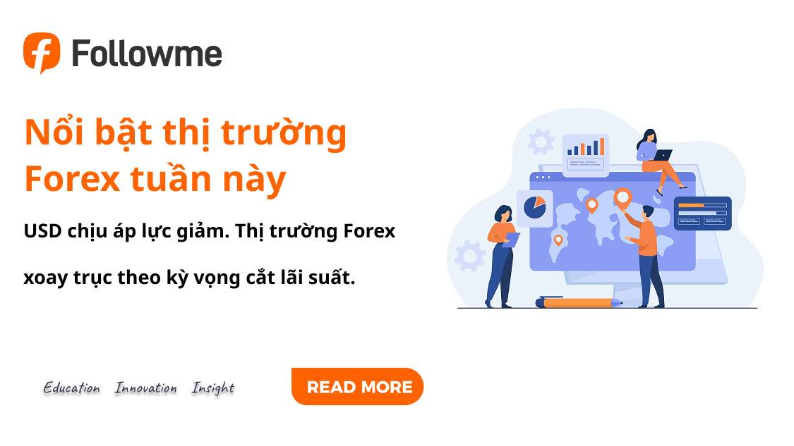 USD chịu áp lực giảm - Thị trường Forex xoay trục theo kỳ vọng cắt lãi suất