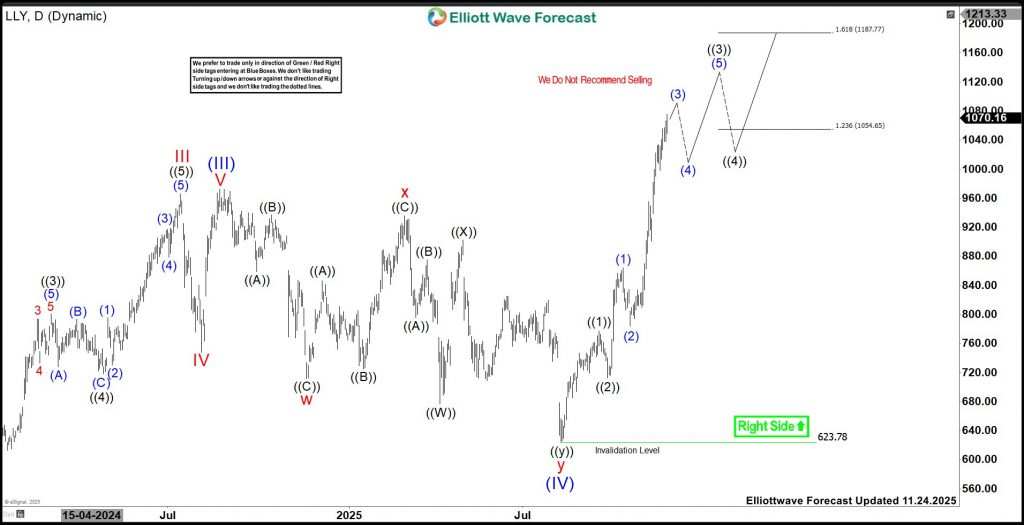 Eli Lilly & Company (LLY) Favors Rally Targeting 1188