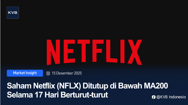 Saham Netflix (NFLX) Turun 17 Hari, Waspada ke $85?
