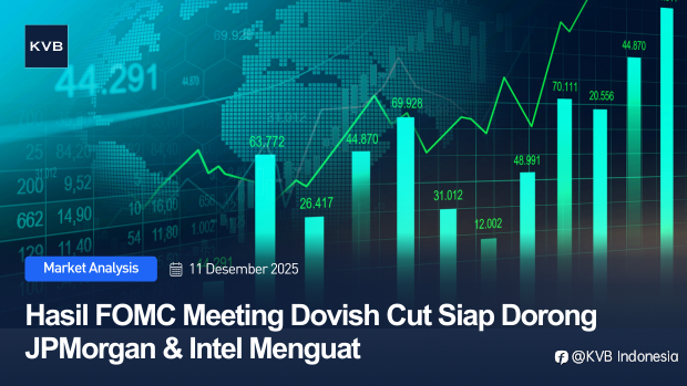 Hasil FOMC Dovish Dorong JPMorgan & Intel Menguat