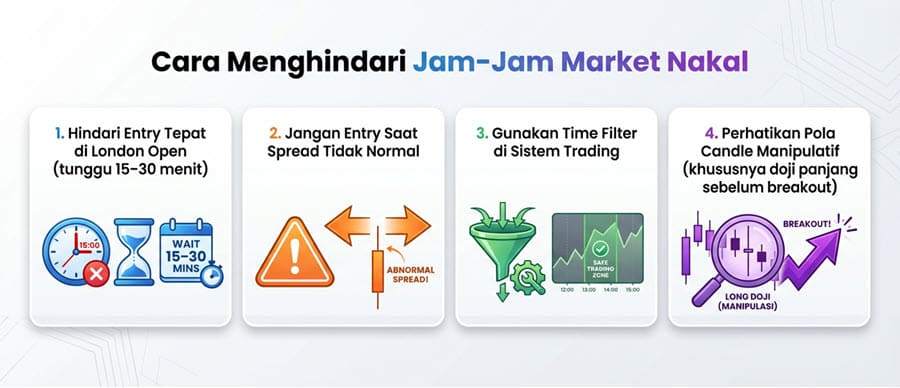 AWAS! DI WAKTU TRADING FOREX INI SERING TERJADI MANIPULASI HARGA! (DAN CARA MENGHINDARINYA)