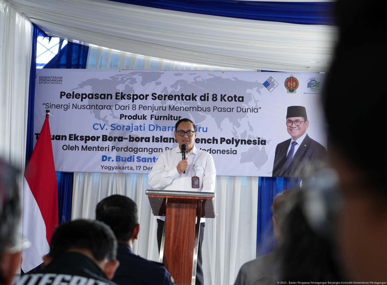 Pelepasan Ekspor Serentak di 8 Kota ke Pasar Global dari DI Yogyakarta