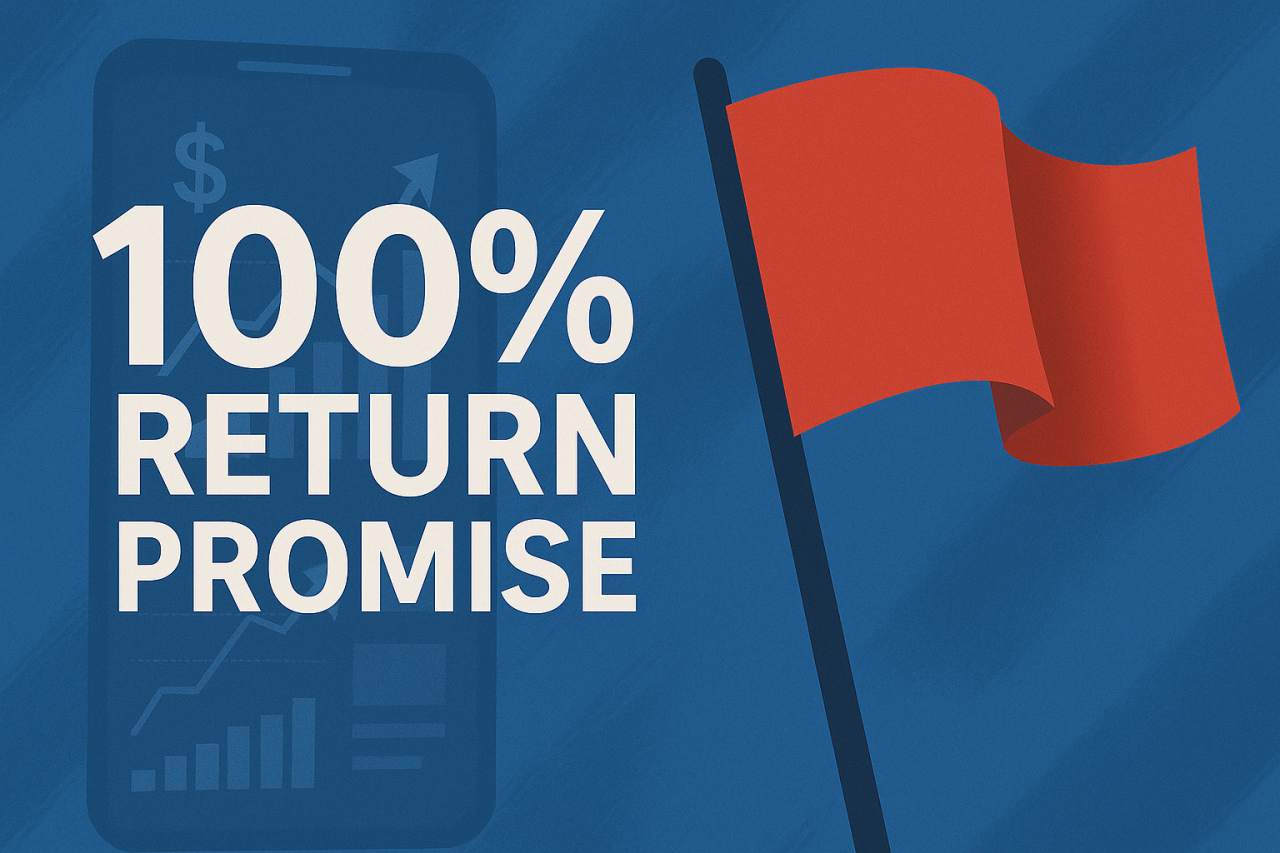 A 100% Return Promise Is Not a Strategy, It’s a Red Flag the Size of a Billboard