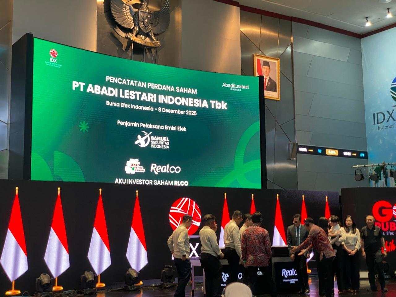 IPO Abadi Lestari (RLCO) Oversubscribed 143 Kali, Saham Naik 34,5 Persen