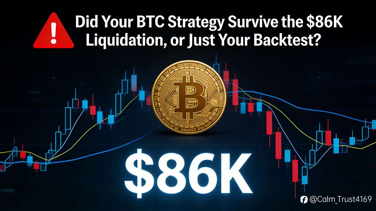 Did Your BTC Strategy Survive the $86K Liquidation, or Just Your Backtest?