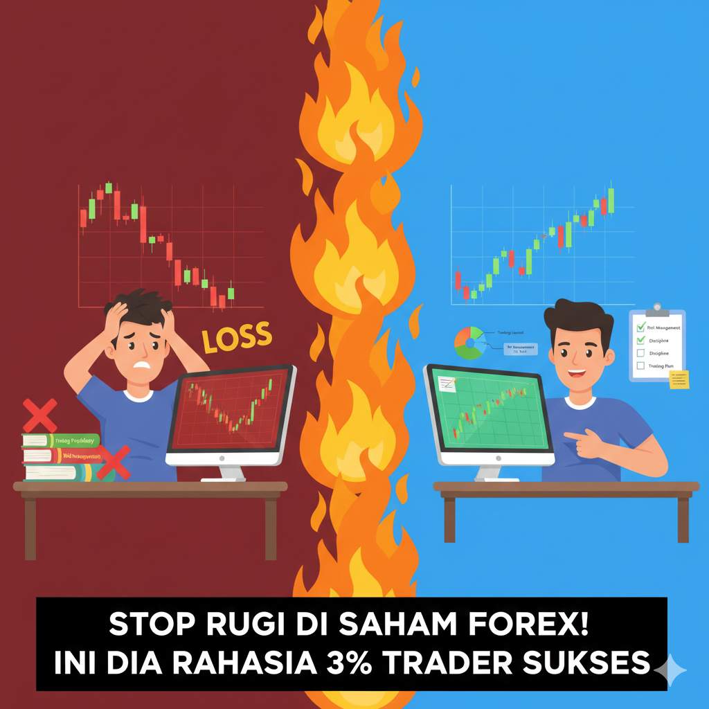 STOP RUGI DI SAHAM FOREX! Rahasia 3% Trader Sukses: Bukan Teknik Dewa, Tapi Ini Kuncinya...