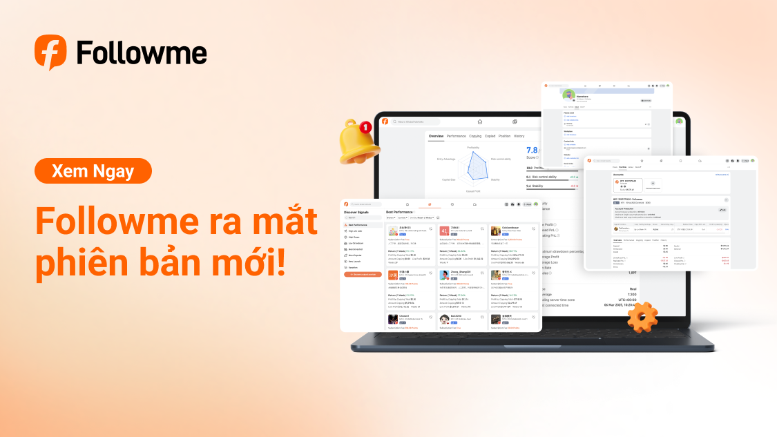 Followme Ra Mắt Phiên Bản Mới: Kết Nối MT5 & Hệ Thống Copytrade Chuyên Nghiệp