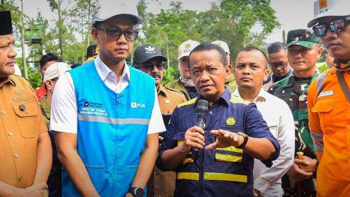 Bahlil Pastikan Pemulihan Listrik di Daerah Bencana Dipercepat