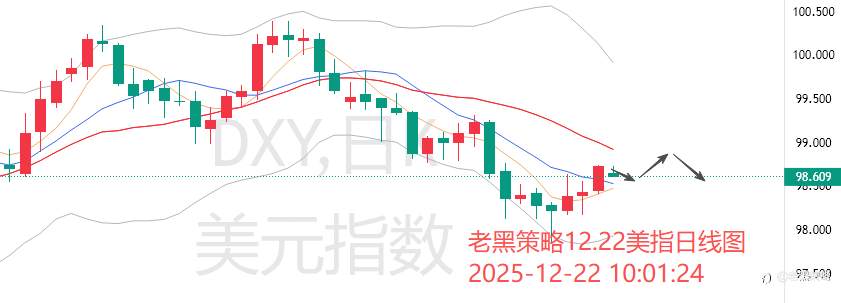 老黑策略:12.22外汇、黄金、原油分析策略
