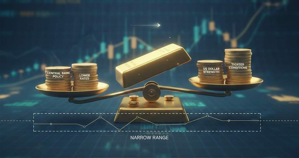 Gold Prices Move in a Narrow Range as Markets Search for Direction