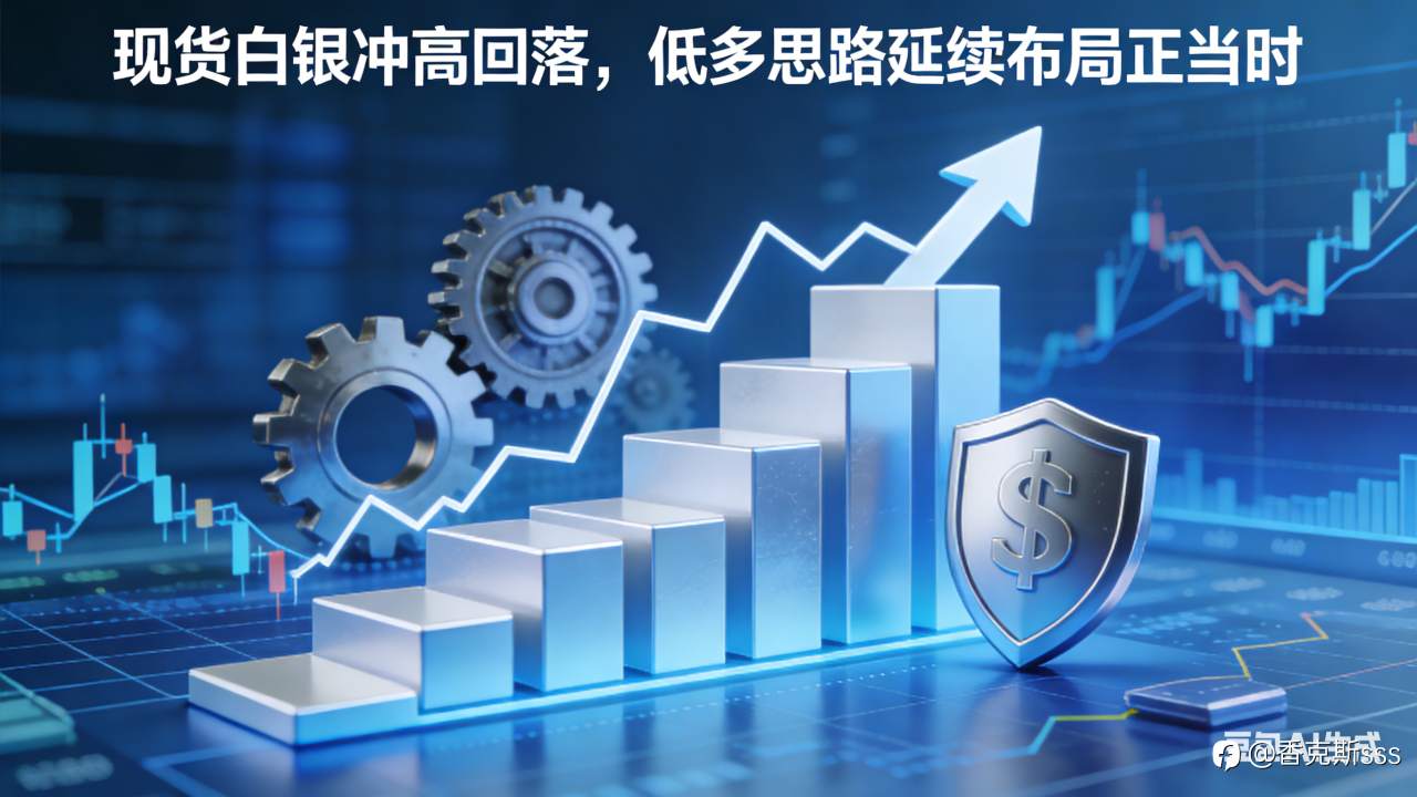 香克斯 | 聚焦贵金属行情,深耕白银交易策略解析现货白银冲高回落,低多思路延续布局正当时