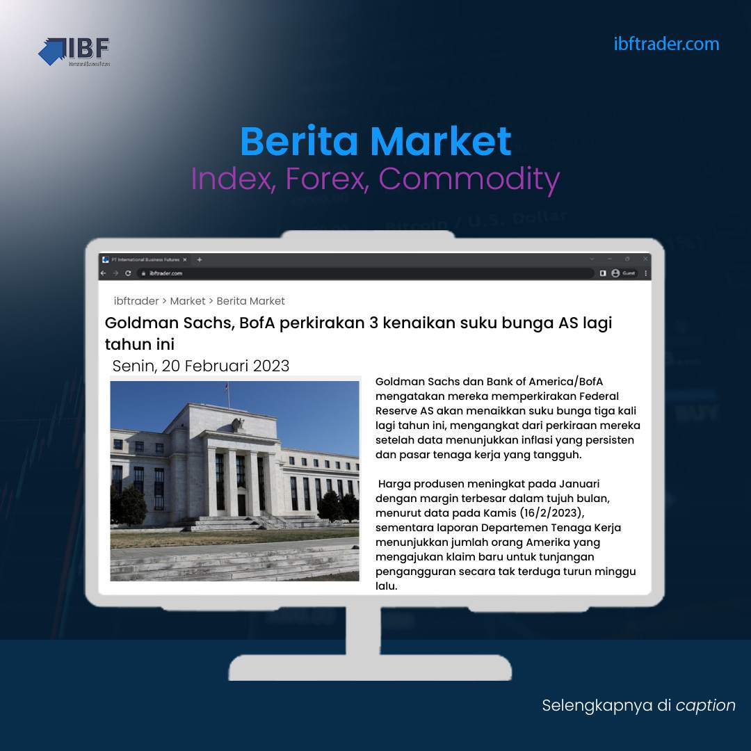 News Forex, Index & Komoditi ( Senin, 20 Februari 2023 )