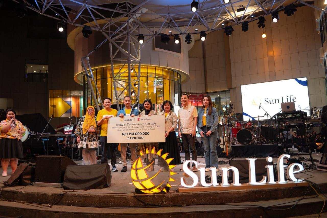Sun Life Indonesia Donasi Rp 1,19 Miliar untuk Korban Banjir Sumatra