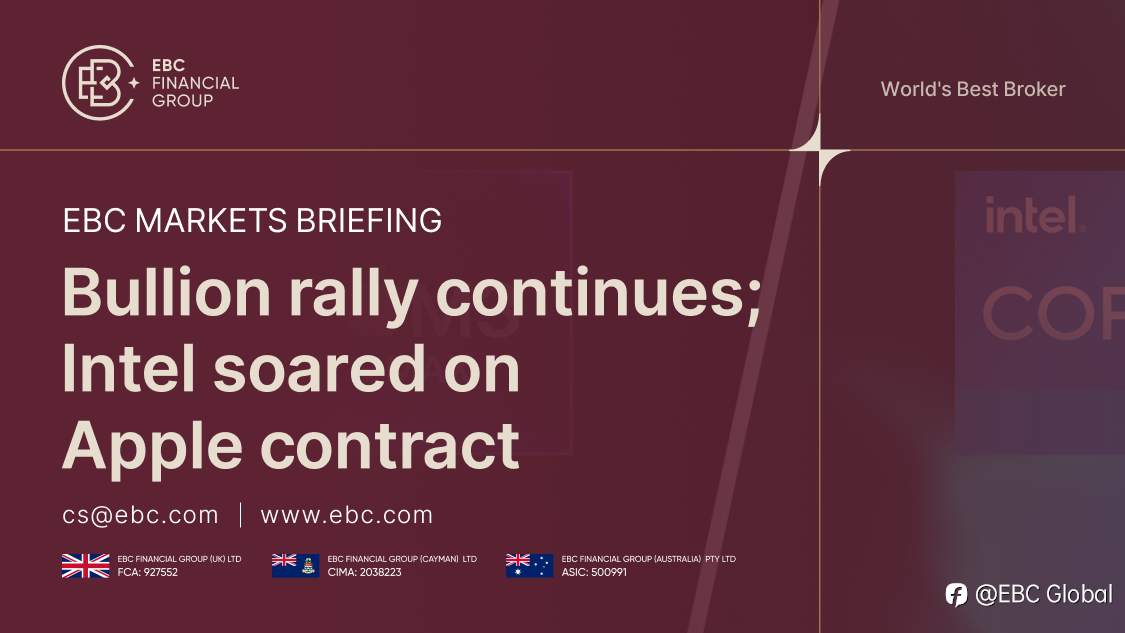EBC Markets Briefing | Bullion rally continues; Intel soared on Apple contract