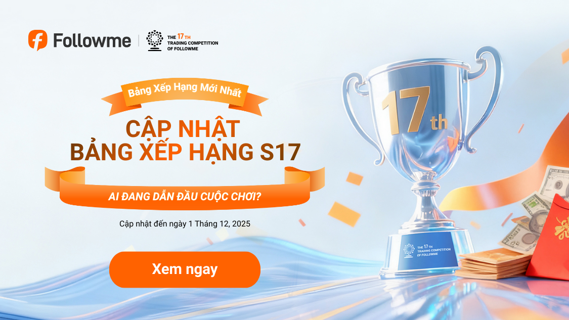 Cập nhật Bảng Xếp Hạng Cuộc Thi Giao dịch Followme S17 (đến ngày 1/12/2025)