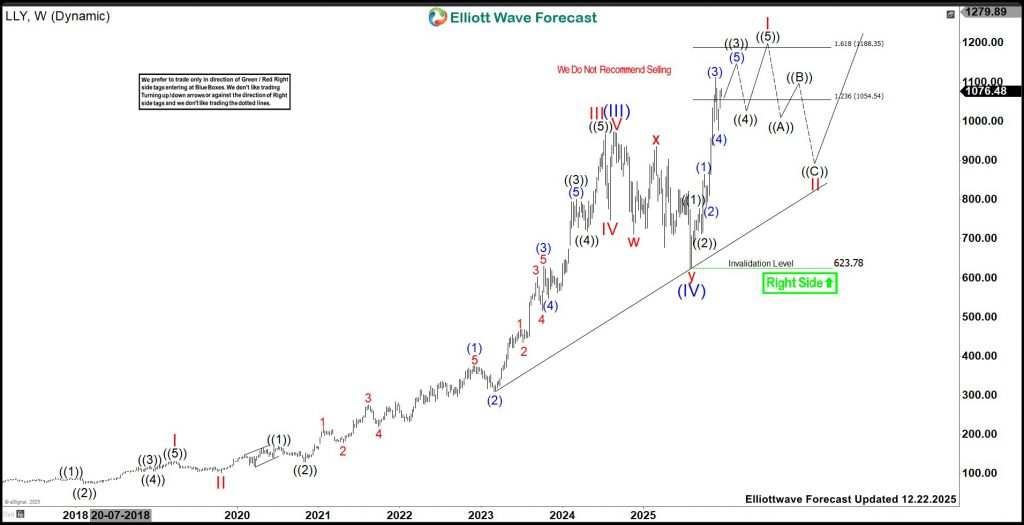 Eli Lilly & Company (LLY): Buyers Looking For Rally Between $1144.4 - $1196.17
