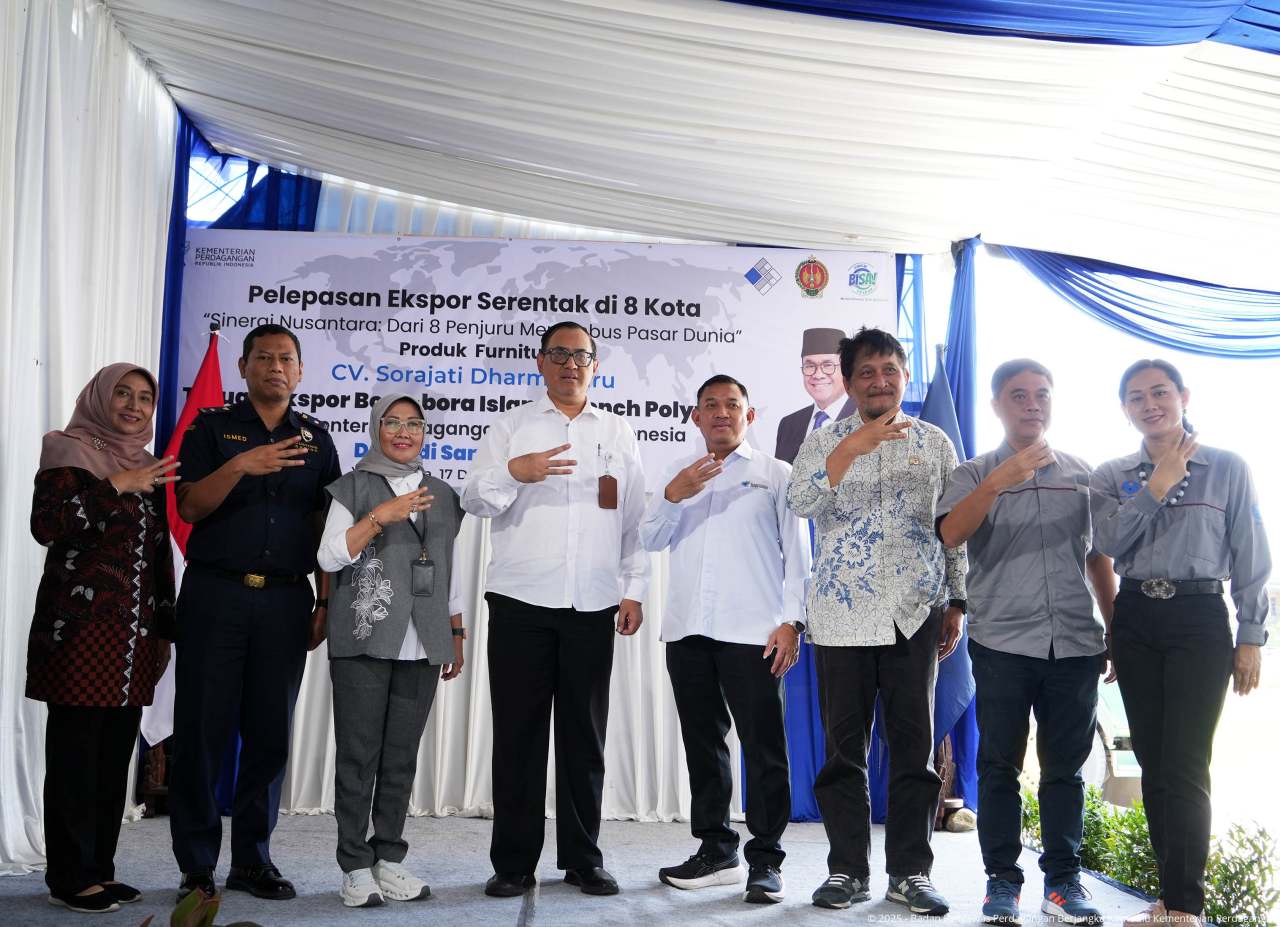 Pelepasan Ekspor Serentak di 8 Kota ke Pasar Global dari DI Yogyakarta