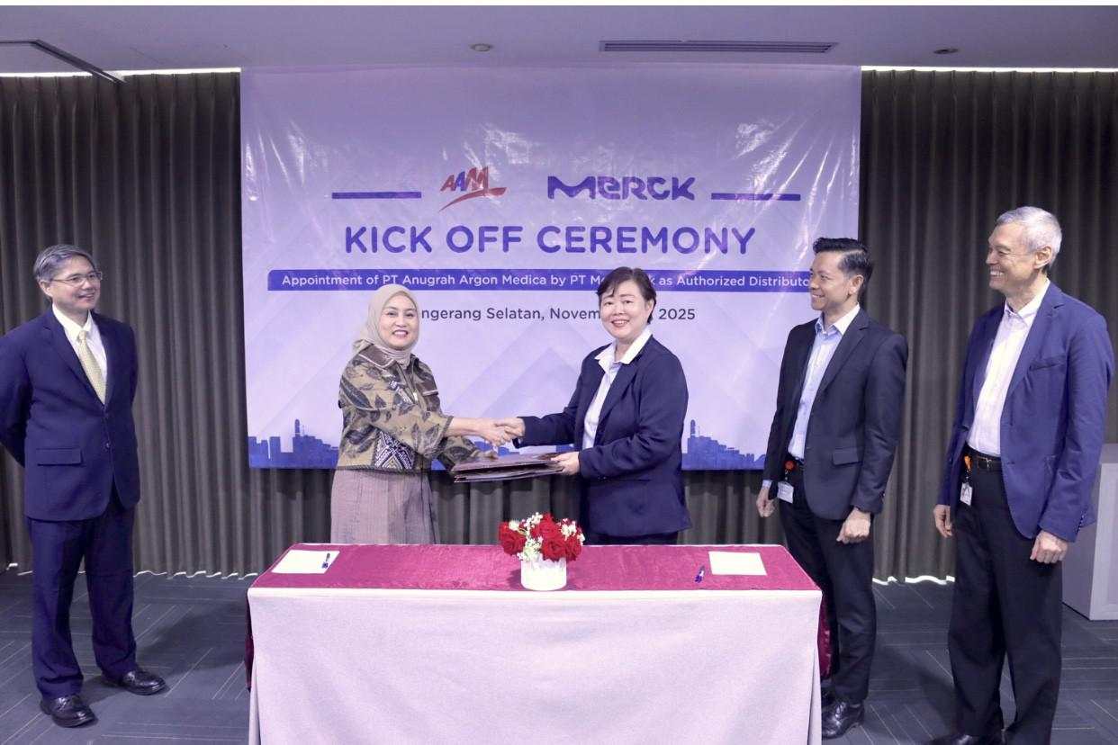 MDLA Gandeng Merck Perluas Pasar Distribusi Kesehatan