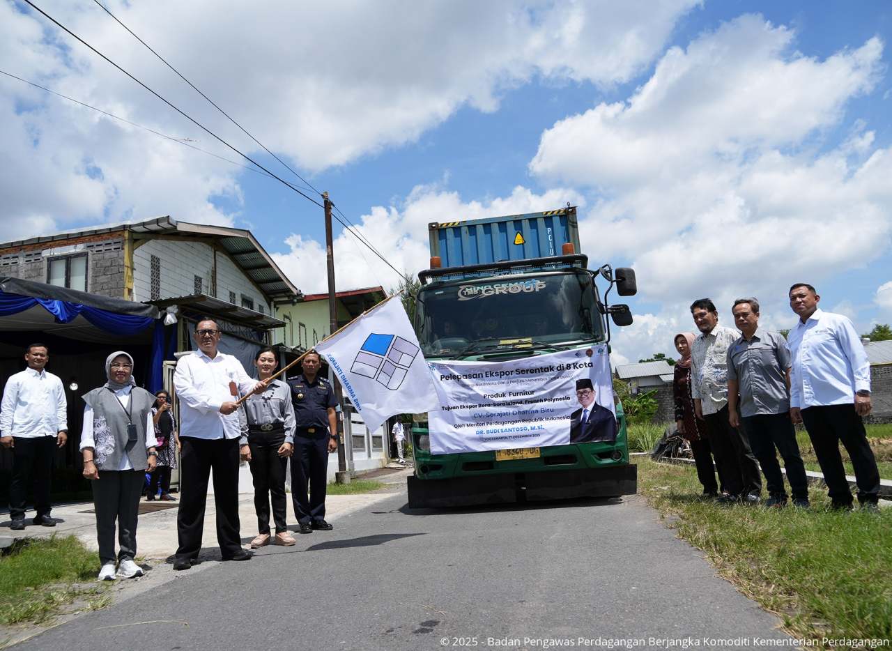 Pelepasan Ekspor Serentak di 8 Kota ke Pasar Global dari DI Yogyakarta