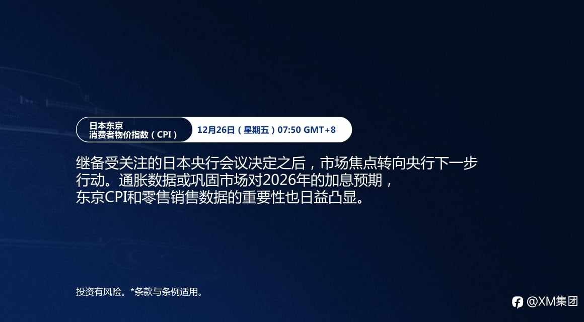 本周财经日历(12/22-12/26)