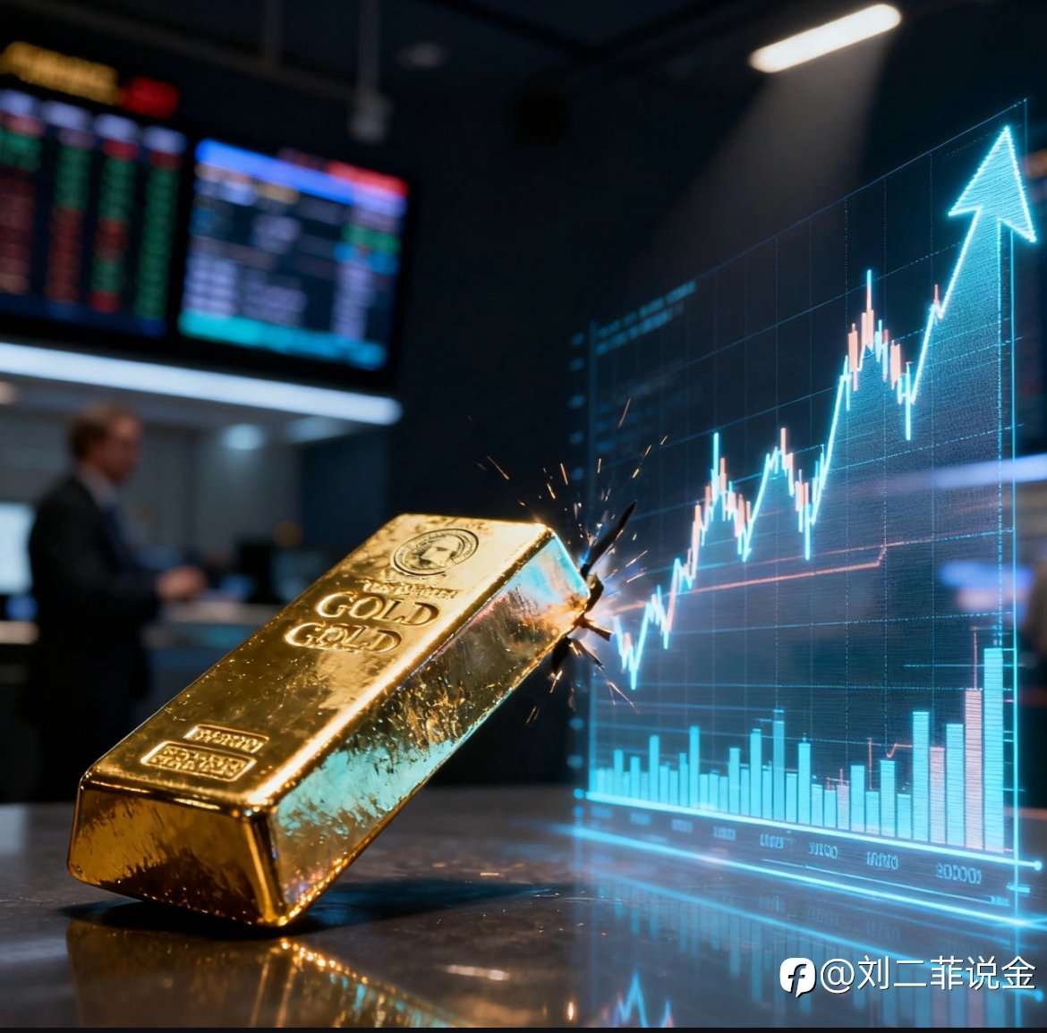 刘二菲：贵金属全线飘红，黄金再冲新高，4380筑强支撑无需慌！