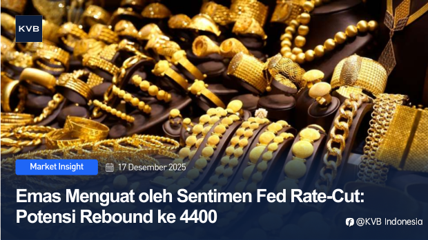 Emas Rebound ke 4400 Akibat Prospek Fed Rate-Cut?