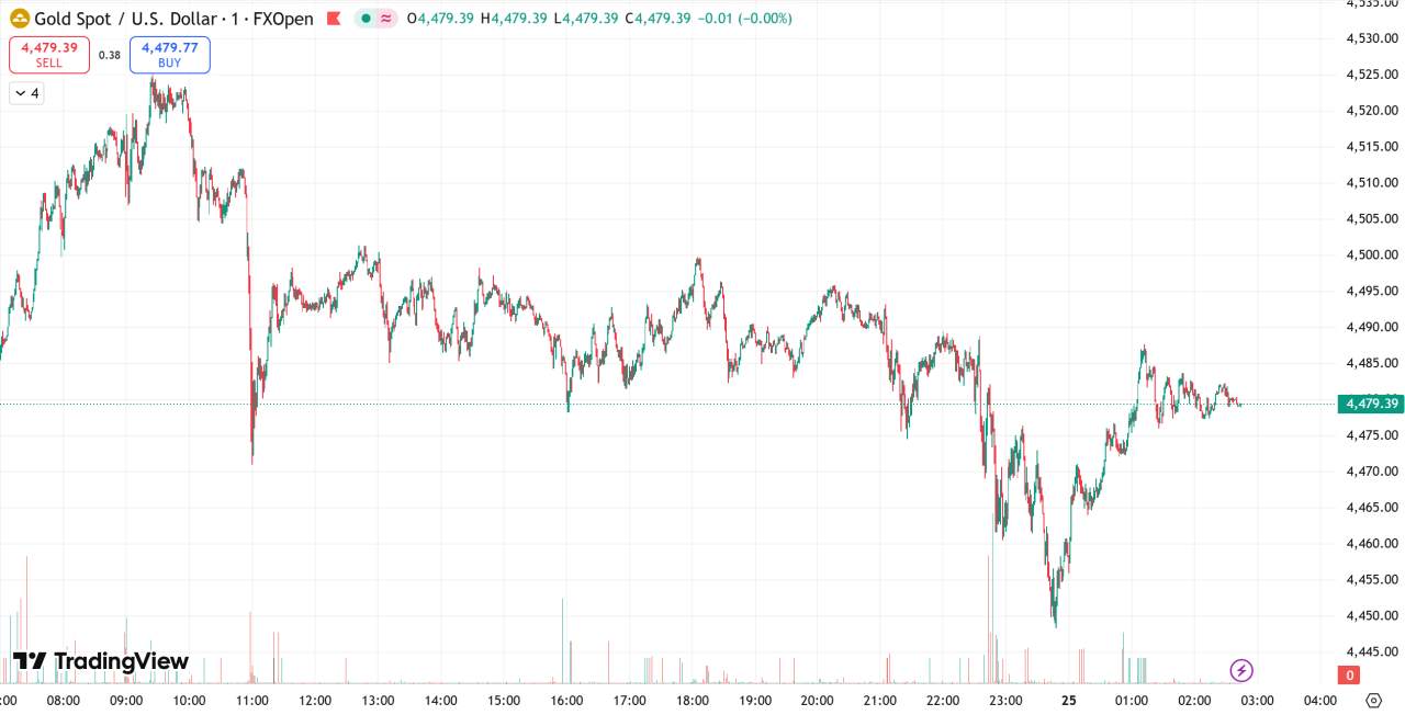 每日汇评 | 圣诞假期交投清淡,金价自历史高位回落