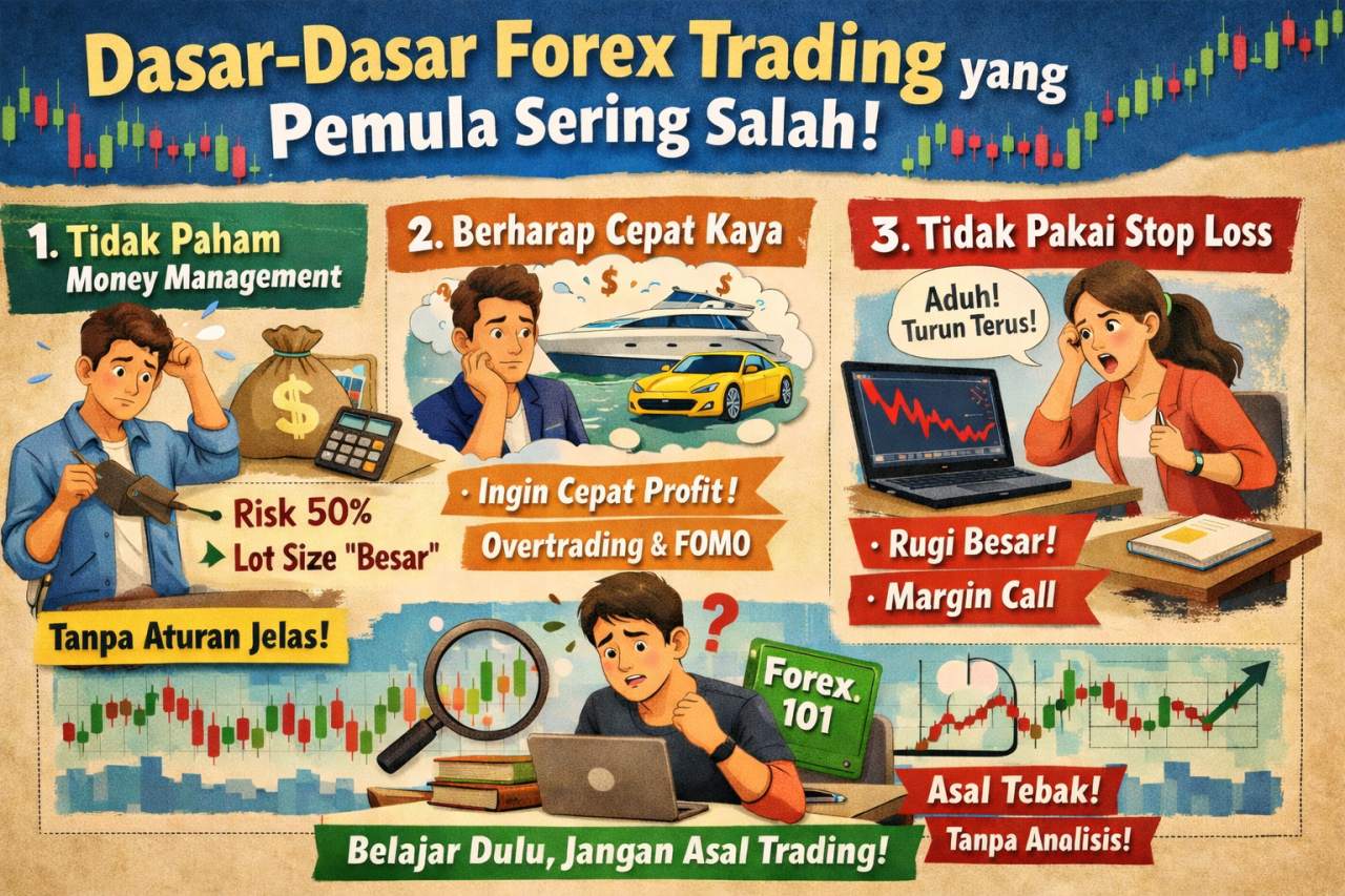 Dasar Dasar Forex Trading yang Pemula Sering Salah!
