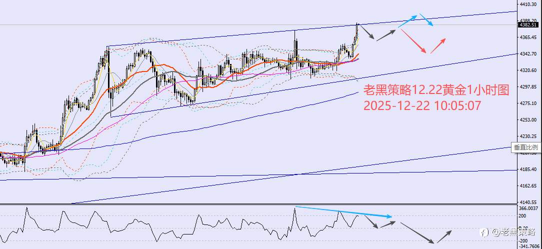 老黑策略:12.22外汇、黄金、原油分析策略