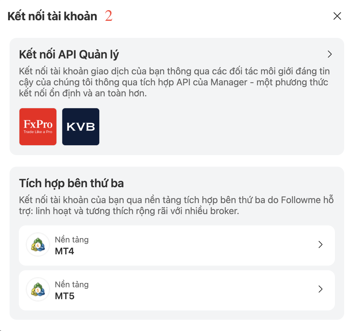 Followme Ra Mắt Phiên Bản Mới: Kết Nối MT5 & Hệ Thống Copytrade Chuyên Nghiệp