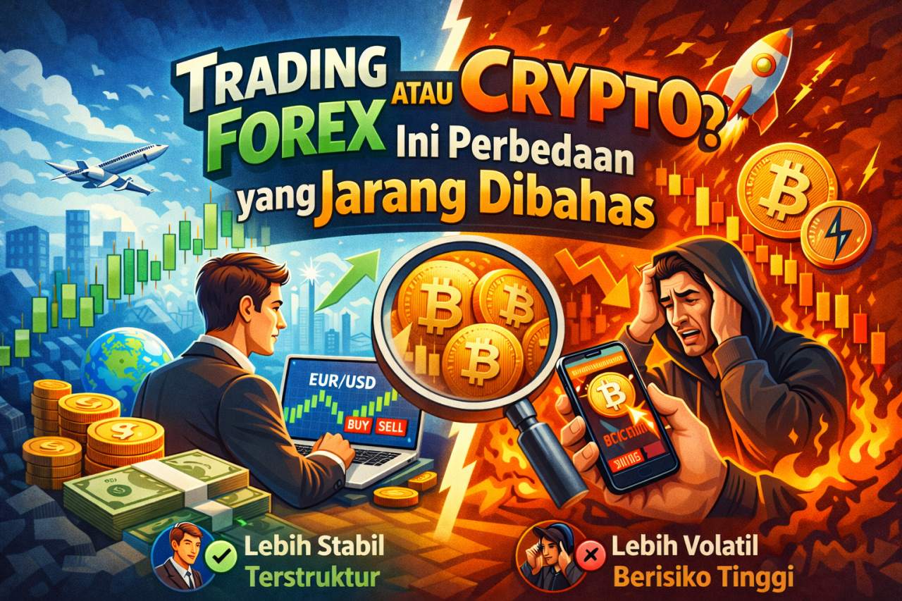 Trading Forex atau Crypto? Ini Perbedaan yang Jarang Dibahas
