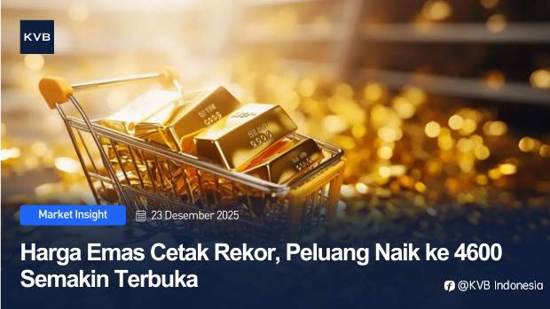 Harga Emas Cetak Rekor, Peluang Naik ke 4600 Terbuka