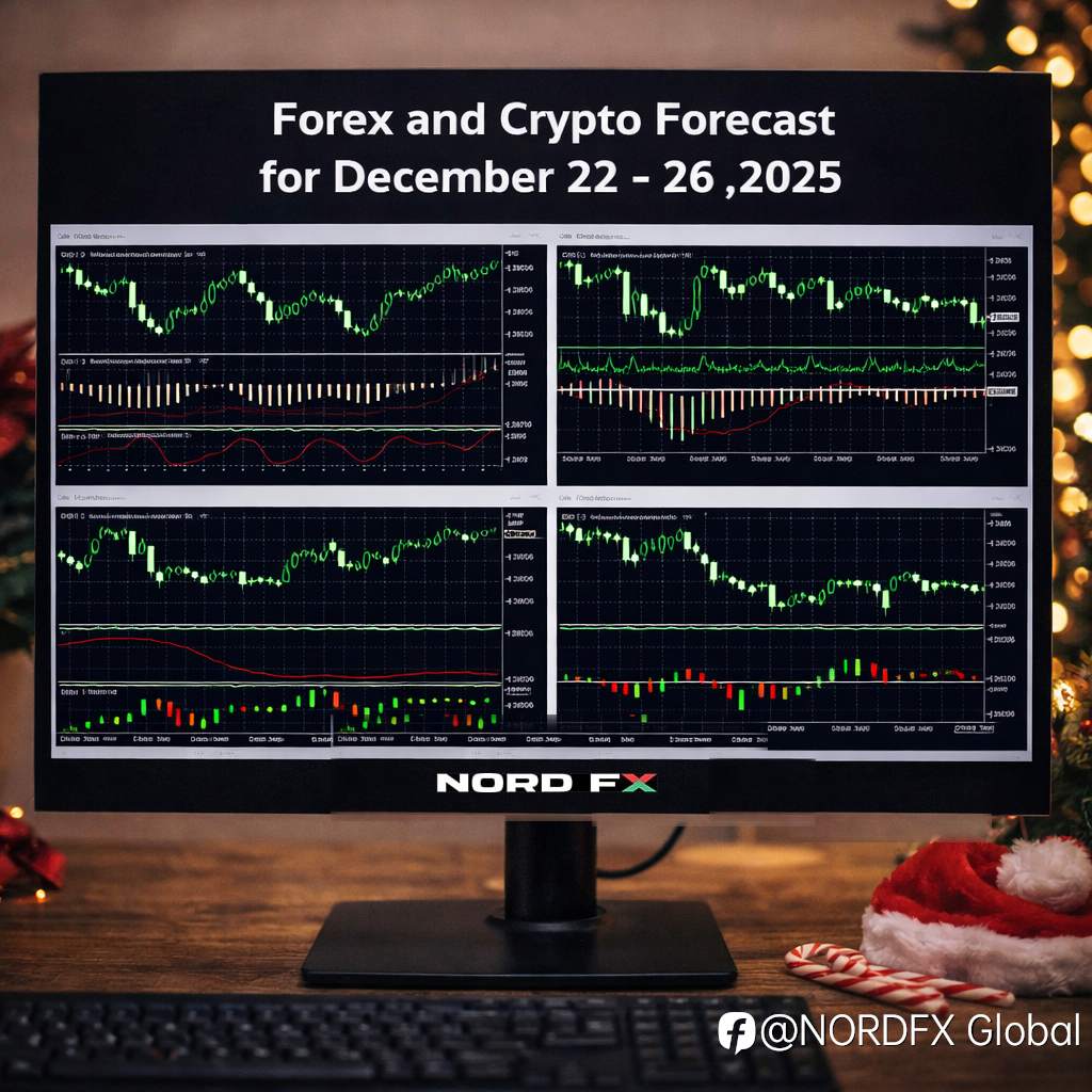 Forex and Cryptocurrency Forecast for December 22 - 26, 2025