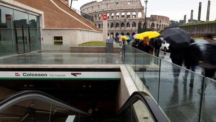 Roma Resmikan Stasiun Metro Colosseum, Transportasi Berpadu Sejarah