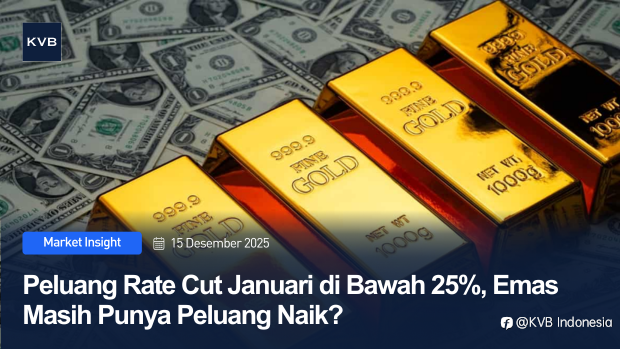 Peluang Rate Cut Januari Rendah, Emas Menuju $4.400?