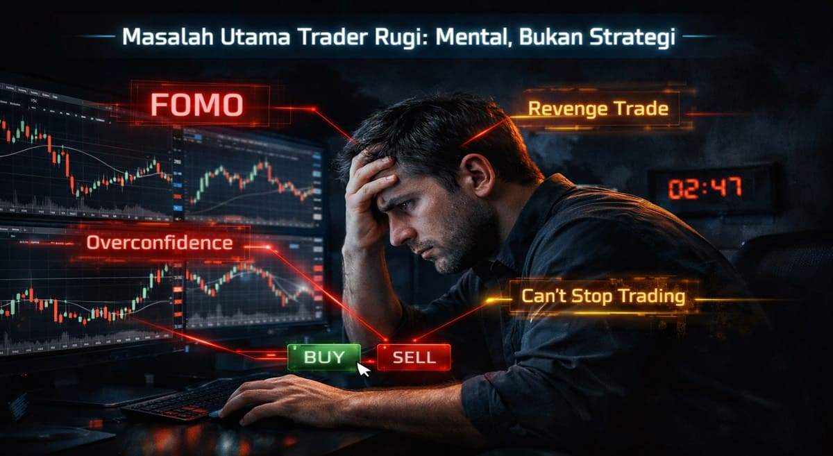BONGKAR RAHASIA PSIKOLOGI: CARA TRADING ANTI LOSS TANPA PERLU PANTAU LAYAR 24 JAM