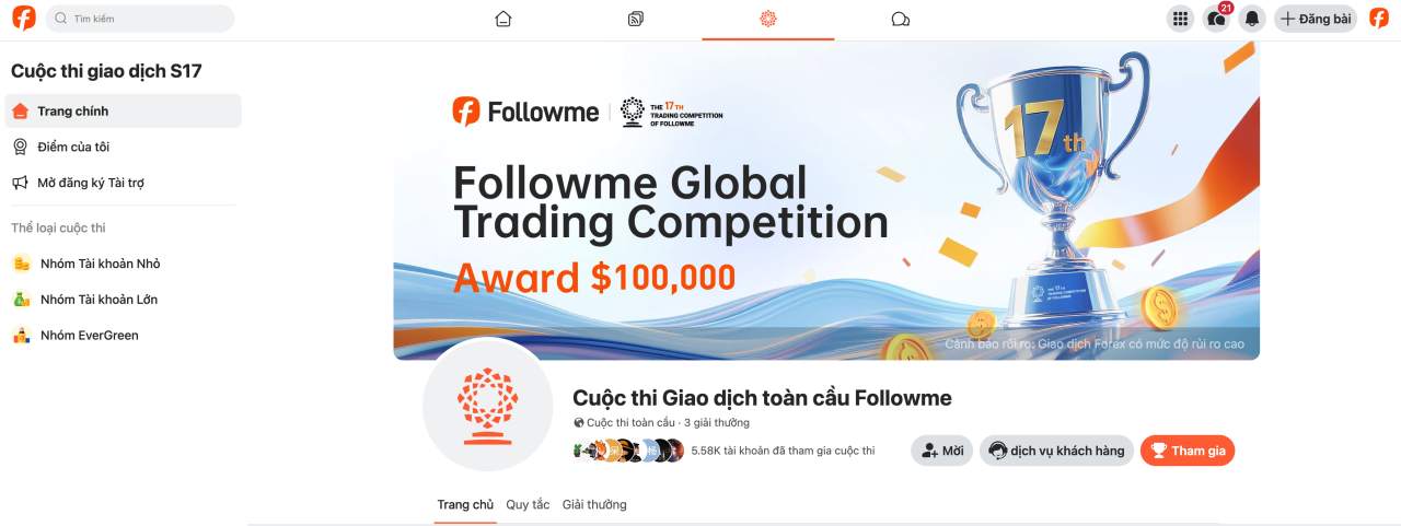 Hướng dẫn đăng ký cuộc thi giao dịch toàn cầu S17 nhận 26$ cực đơn giản