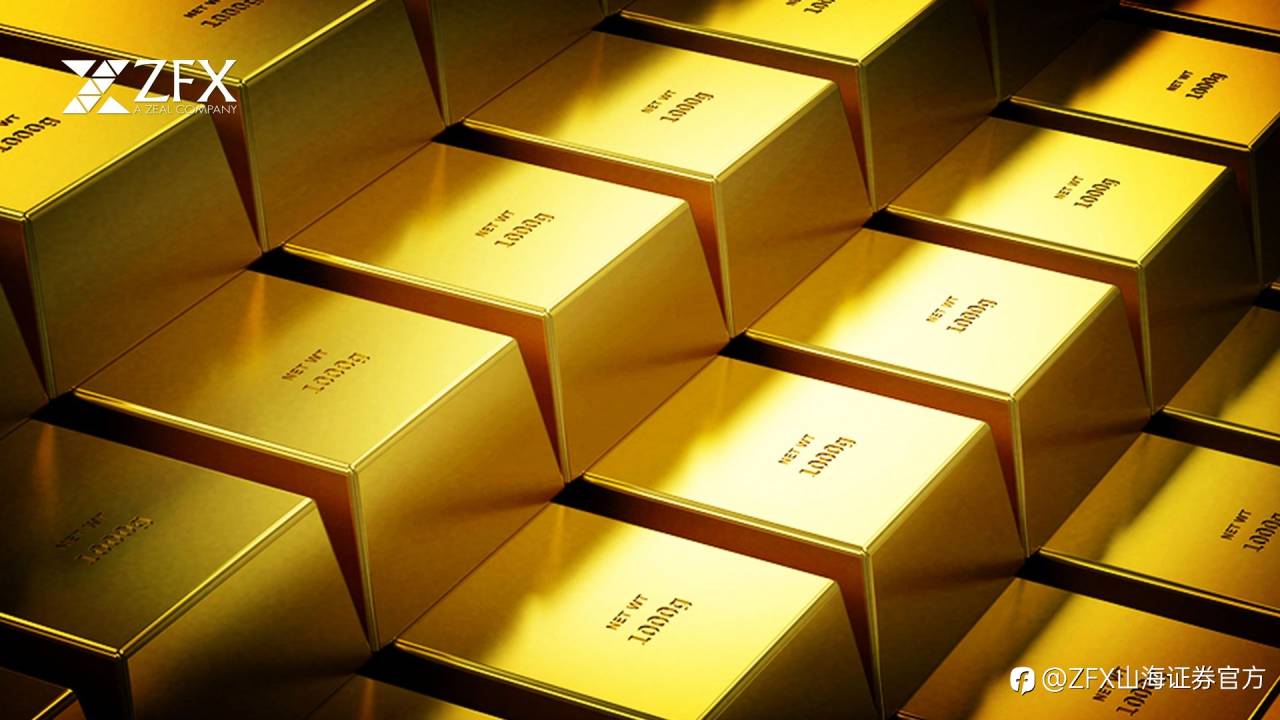 ZFX山海证券:金价冲高回落!美联储降息与阻力位博弈进行时!