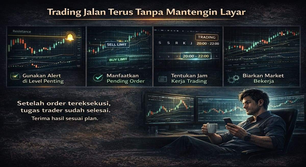 BONGKAR RAHASIA PSIKOLOGI: CARA TRADING ANTI LOSS TANPA PERLU PANTAU LAYAR 24 JAM