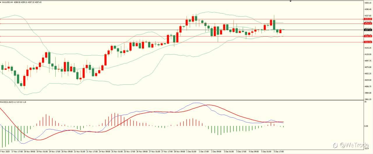 2025年12月8日|每日汇评-技术分析|栾雪：反弹略有乏力 非美冲高回落