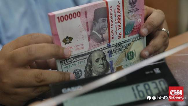Rupiah Menguat Tipis ke Rp16.750 Pagi Ini