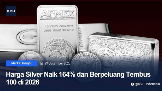 Harga Perak Melejit 164% Tahun Ini, Target 100 di 2026