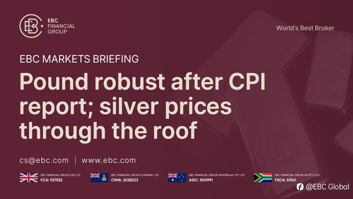 EBC Markets Briefing | Pound robust after CPI report; silver prices through the roof