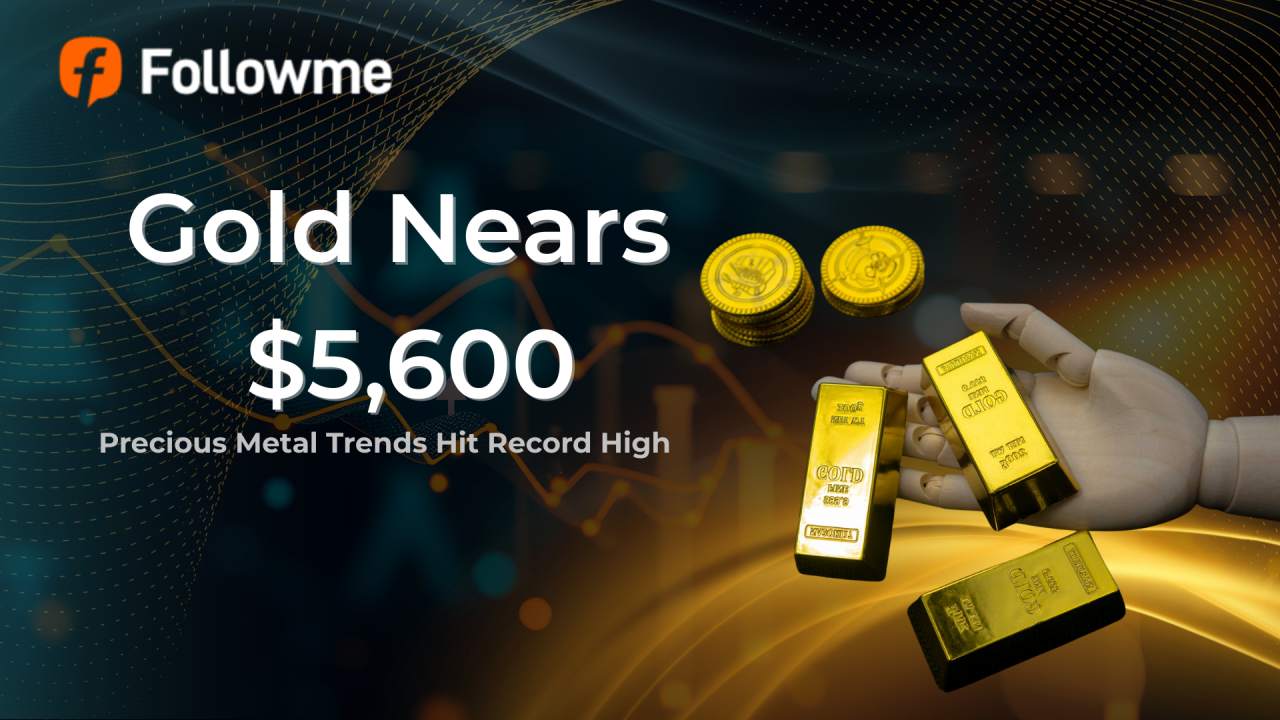 Gold Nears $5,600 and Silver Approaches $120: Precious Metal Trends Hit Record High